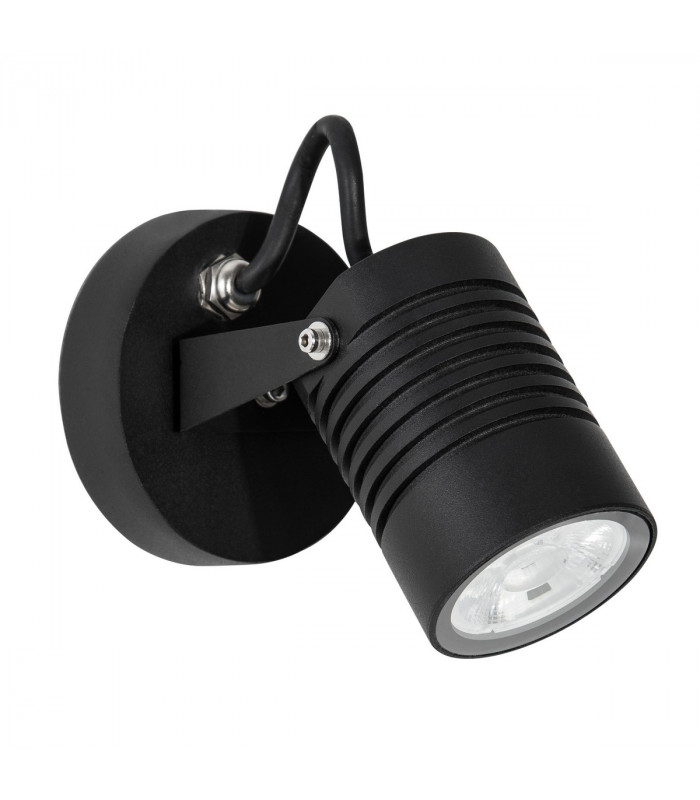 Fend Outdoor Display Light Black Aluminium Glass LED 10W 742Lm 3000K IP65-1