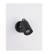 Kimiko Wall Mounted Outdoor Display Light Black Aluminium Clear Glass LED GU10 1x10W IP54-3