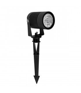 Stake 35cm Outdoor Spike Black Aluminium Glass LED 10W 742Lm 3000K IP65-1