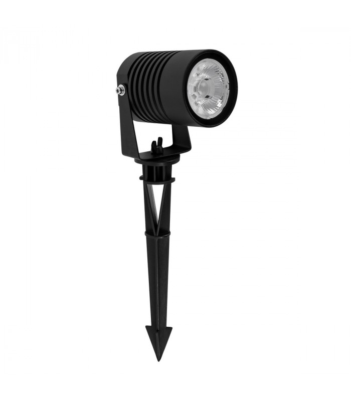 Stake 35cm Outdoor Spike Black Aluminium Glass LED 10W 742Lm 3000K IP65-1