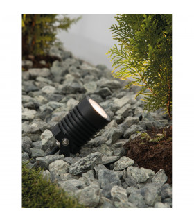 Stake 35cm Outdoor Spike Black Aluminium Glass LED 10W 742Lm 3000K IP65-2