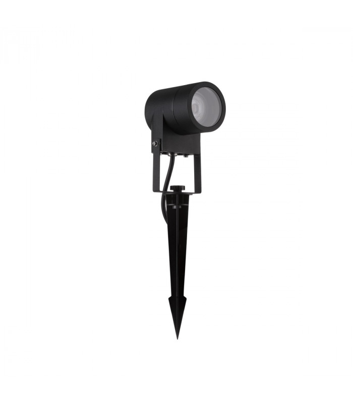 Vida Outdoor Spike Black Aluminium Clear Glass LED GU10 1x10W IP65-2