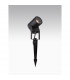 Vida Outdoor Spike Black Aluminium Clear Glass LED GU10 1x10W IP65-3
