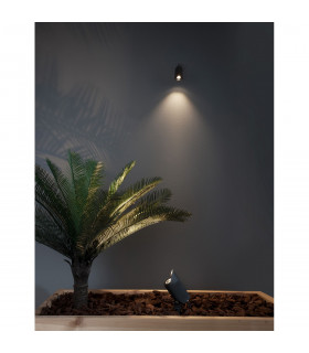 Inside Outdoor Spike Sandy Black Aluminium Glass LED 7W 420Lm 3000K IP65-2