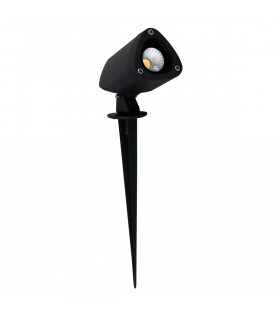 Inside Outdoor Spike Sandy Black Aluminium Glass LED 3W 303Lm 3000K IP65-1