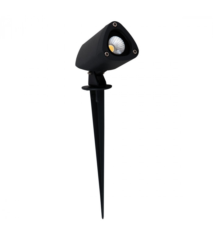 Inside Outdoor Spike Sandy Black Aluminium Glass LED 3W 303Lm 3000K IP65-1
