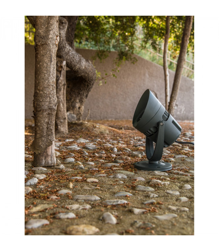 North Outdoor Display Light Aluminium Dark Grey Glass LED 18W 1440Lm 3000K IP65-2