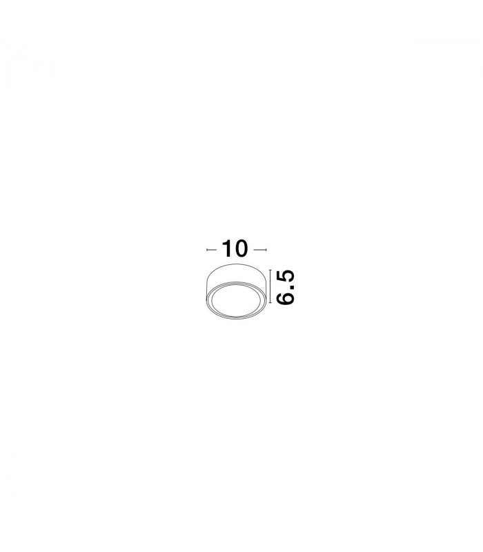 Focus Surface Mounted Downlight Sandy Black Aluminium Glass Gx53 7W 423Lm 3000K IP54-3