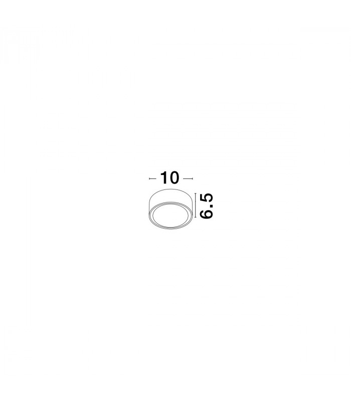 Focus Surface Mounted Downlight Dark Grey Aluminium Glass Gx53 7W 423Lm 3000K IP54-2