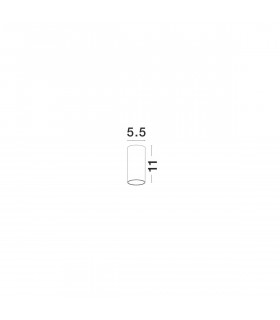Ceci Surface Mounted Downlight Sandy White Aluminium Glass Osram LED 3W 230Lm 3000K IP65-2