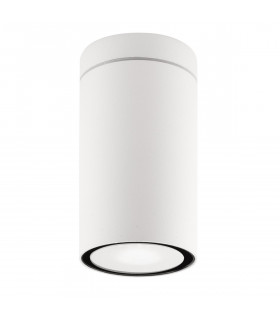 Cerise Surface Mounted Downlight White Aluminium Glass LED GU10 1x7W IP54-1
