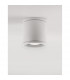 Cerise 9cm Round Surface Mounted Downlight White Aluminium Glass LED GU10 1x7W IP54-2
