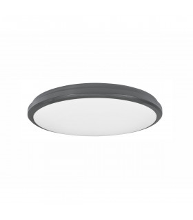 Tommy Outdoor Flush Dark Grey ABS LED 25W 37280Lm 3000K IP54 AC Driver Included-1