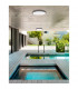 Tommy Outdoor Flush Dark Grey ABS LED 25W 37280Lm 3000K IP54 AC Driver Included-2