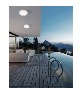 Oliver Outdoor Flush Sandy White Aluminium LED 20W 1550Lm 3000K IP65-2
