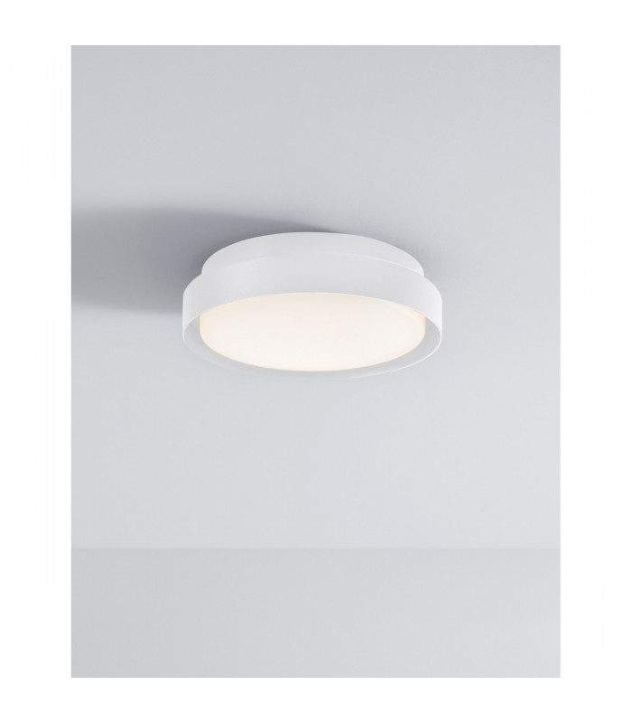 Oliver Outdoor Flush Sandy White Aluminium LED 20W 1550Lm 3000K IP65-4