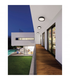 Oliver Outdoor Flush Sandy Black Aluminium LED 20W 1550Lm 3000K IP65-2