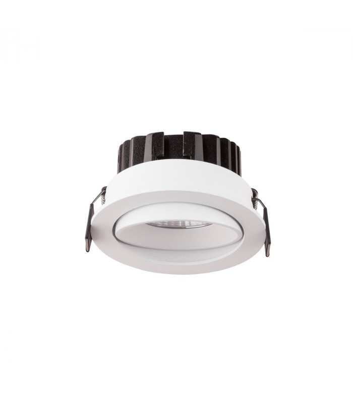 Blade 9cm Recessed Downlight White Aluminium LED 12W 720Lm 3000K IP65-1