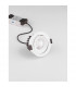 Blade 9cm Recessed Downlight White Aluminium LED 12W 720Lm 3000K IP65-4