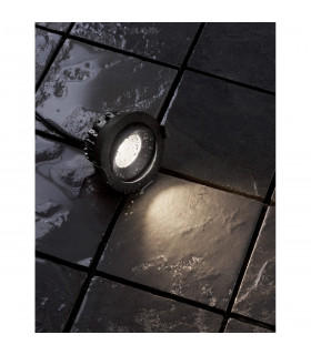 Blade 9cm Recessed Downlight Black Aluminium LED 12W 720Lm 3000K IP65-2