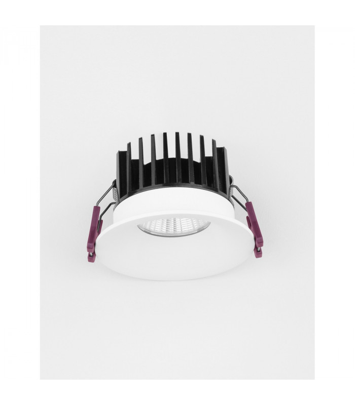 Blade 8.5cm Recessed Downlight White Aluminium LED 12W 720Lm 3000K IP65-4
