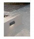 Liv Outdoor Flush Wall Lamp Dark Grey Aluminium Glass LED 3.5W 245Lm 3000K IP54-2