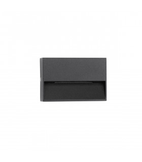 Vision Outdoor Flush Wall Lamp Anthracite Aluminium LED 1.5W 34Lm 3000K IP54-1