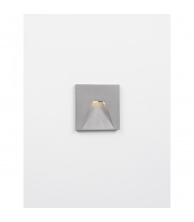 Finlo Outdoor Flush Wall Lamp Grey Concrete IP65-1