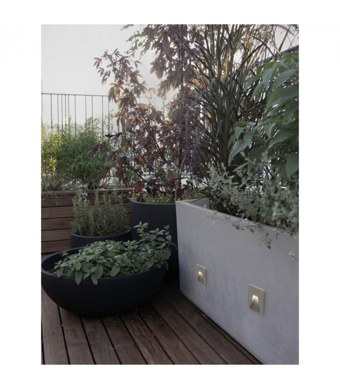Finlo Outdoor Flush Wall Lamp Grey Concrete IP65-2