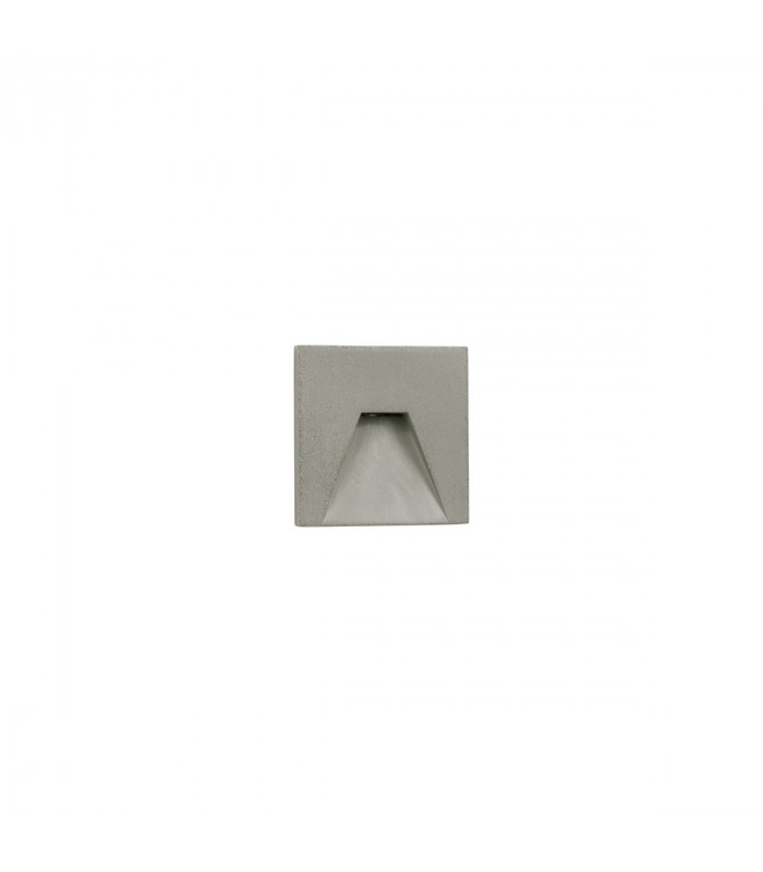 Finlo Outdoor Flush Wall Lamp Grey Concrete IP65-3