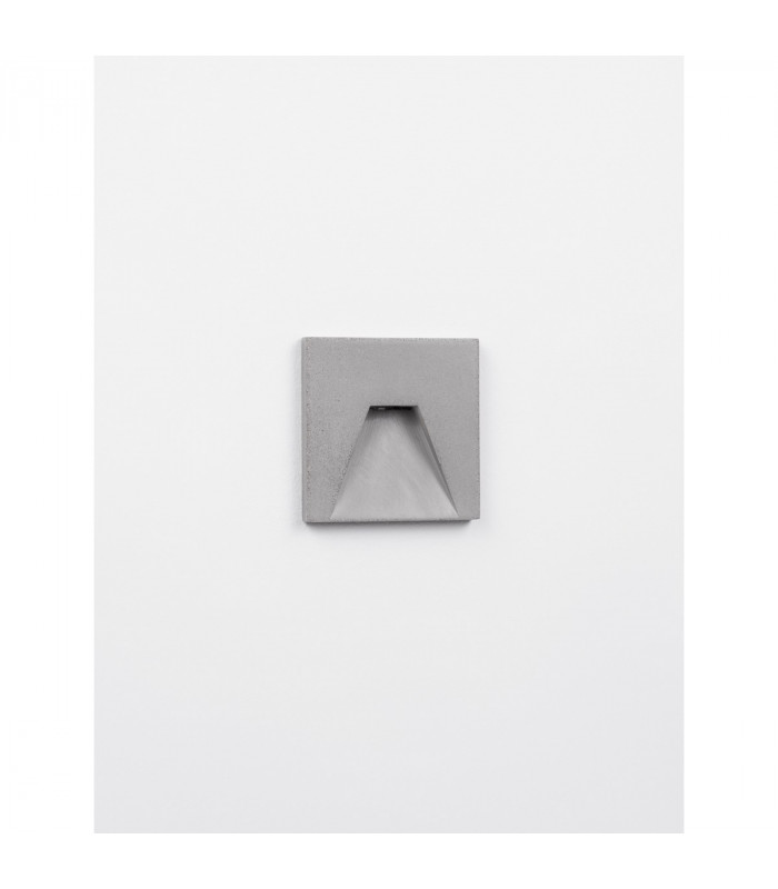 Finlo Outdoor Flush Wall Lamp Grey Concrete IP65-4