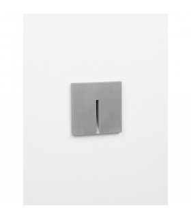 Finlo II Outdoor Flush Wall Lamp Grey Concrete IP65-1