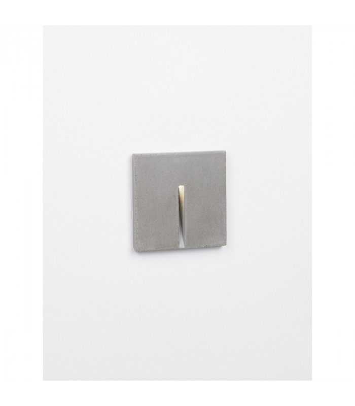 Finlo II Outdoor Flush Wall Lamp Grey Concrete IP65-3