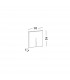 Finlo II Outdoor Flush Wall Lamp Grey Concrete IP65-4