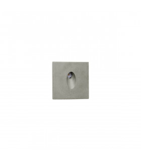 Finlo III Outdoor Flush Wall Lamp Grey Concrete IP65-1