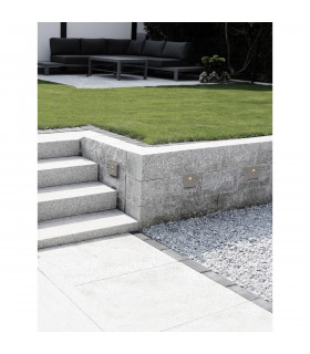 Finlo III Outdoor Flush Wall Lamp Grey Concrete IP65-2