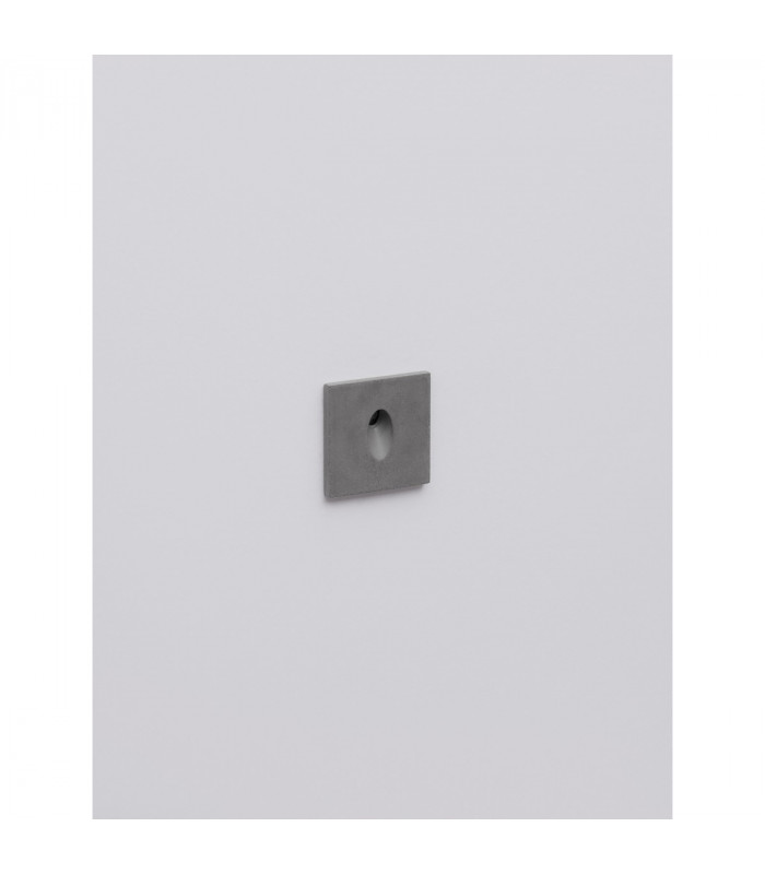 Finlo III Outdoor Flush Wall Lamp Grey Concrete IP65-3