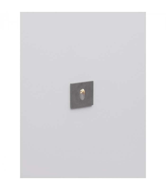 Finlo III Outdoor Flush Wall Lamp Grey Concrete IP65-4