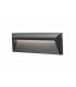 Luton Outdoor Flush Wall Lamp Dark Grey ABS LED 1.6W 212Lm 3000K IP65 RC Driver Included-1
