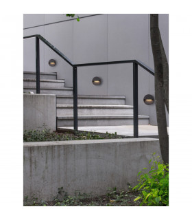 Arne Outdoor Flush Wall Lamp Anthracite Aluminium LED 1.5W 39Lm 3000K IP54-2