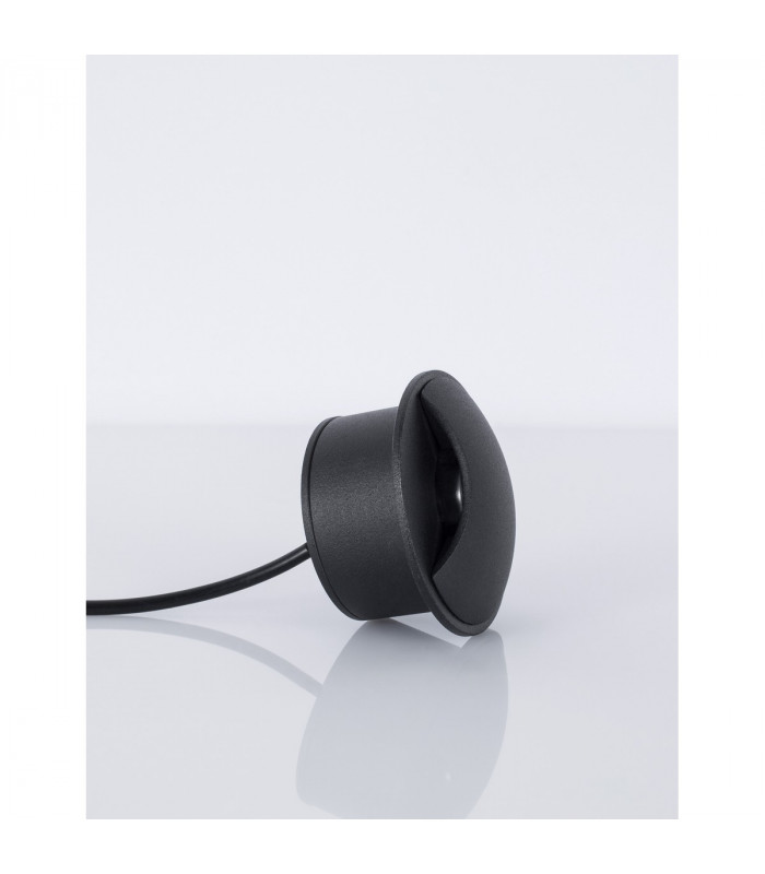 Joya Outdoor Recessed Wall Lamp Sandy Black Aluminium LED 3W 48Lm 3000K IP65-5
