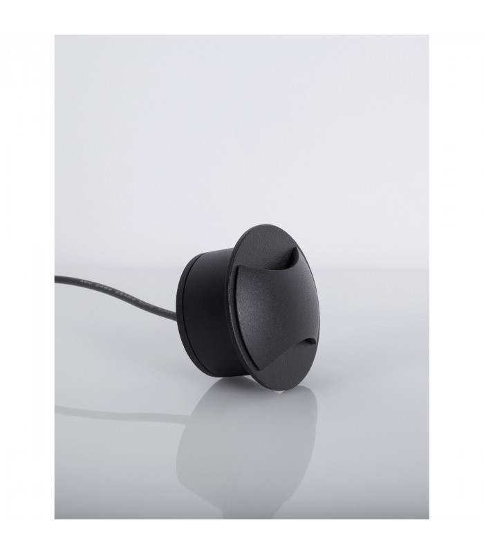Joya Outdoor Recessed Wall Lamp Sandy Black Aluminium LED 3W 54Lm 3000K IP65-3