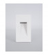 Cove Vertical Outdoor Recessed Wall Lamp Matt White Aluminium Glass LED 1.5W 118Lm 3000K IP54-3