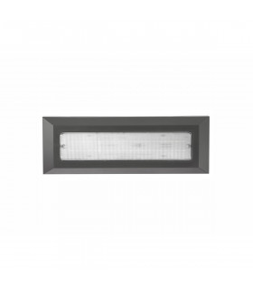 Pulsar Outdoor Flush Wall Lamp Dark Grey ABS LED 4W 557Lm 3000K/4000K IP54 AC Driver Included-1