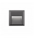 Pulsar Outdoor Flush Wall Lamp Dark Grey ABS LED 2W 268Lm 3000K IP54 AC Driver Included-1