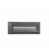 Pulsar Outdoor Flush Wall Lamp Dark Grey ABS LED 2W 365Lm 3000K IP54 AC Driver Included-1
