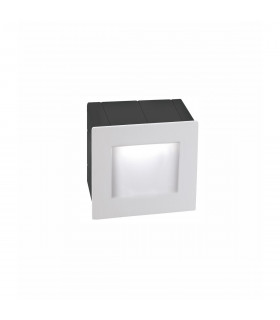 Krypton Outdoor Recessed Wall Lamp White Aluminium LED 3W 132Lm 3000K IP54-1