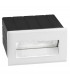 Krypton Outdoor Recessed Wall Lamp White Aluminium LED 2Watt 95Lm 3000K IP54-1