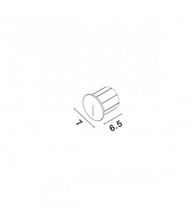 Circe Outdoor Recessed Wall Lamp White Aluminium LED 3W 170Lm 3000K IP54-2