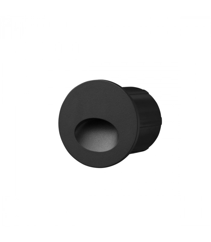 Circe II Outdoor Recessed Wall Lamp Black Aluminium LED 3W 170Lm 3000K IP54-1